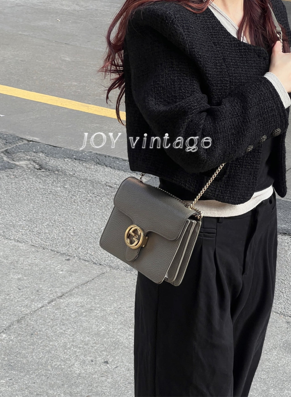 Gucci INTERLOCK Gray Length 20 x Width 6 x Height 16 cm 510304-CAO0G-1226