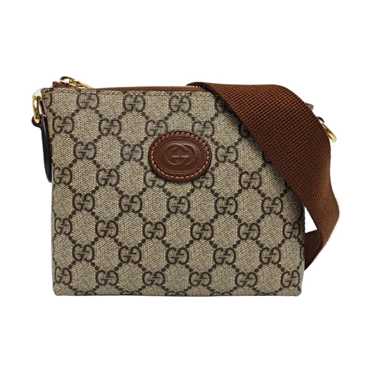 Gucci Canvas Brown Crossbody