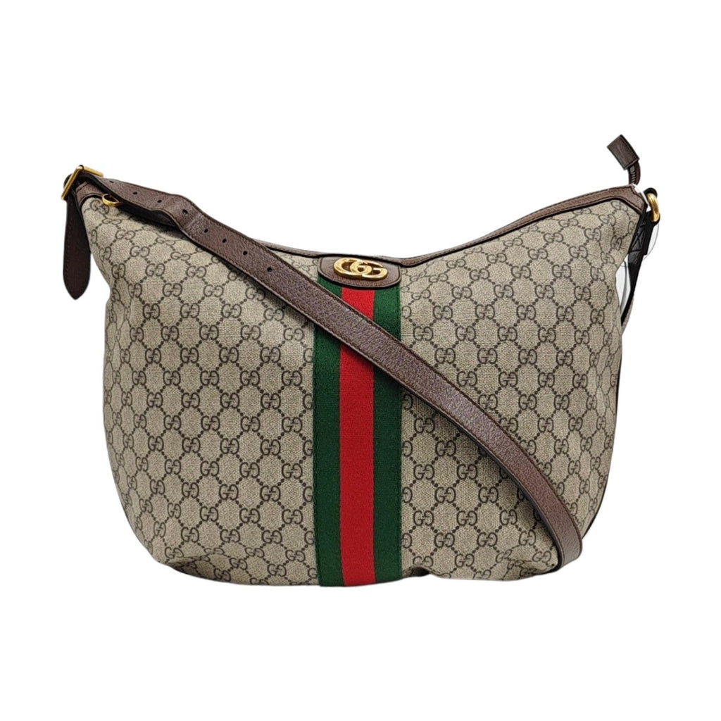 Gucci Ophidia Collection Canvas Beige Crossbody