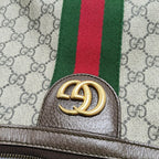 Gucci Ophidia Collection Canvas Beige Crossbody