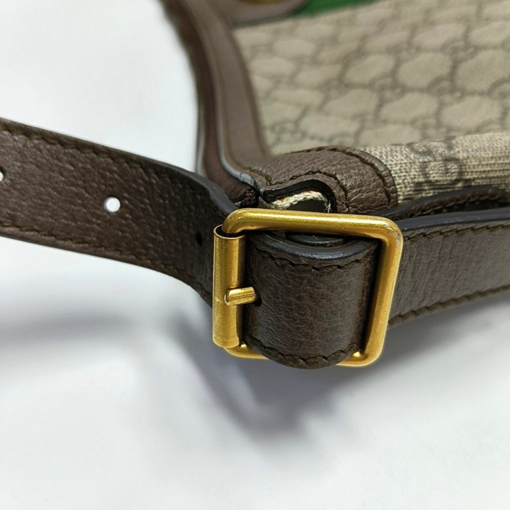 Gucci Ophidia Collection Canvas Beige Crossbody