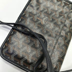 Goyard Canvas Black Shoulder Bag