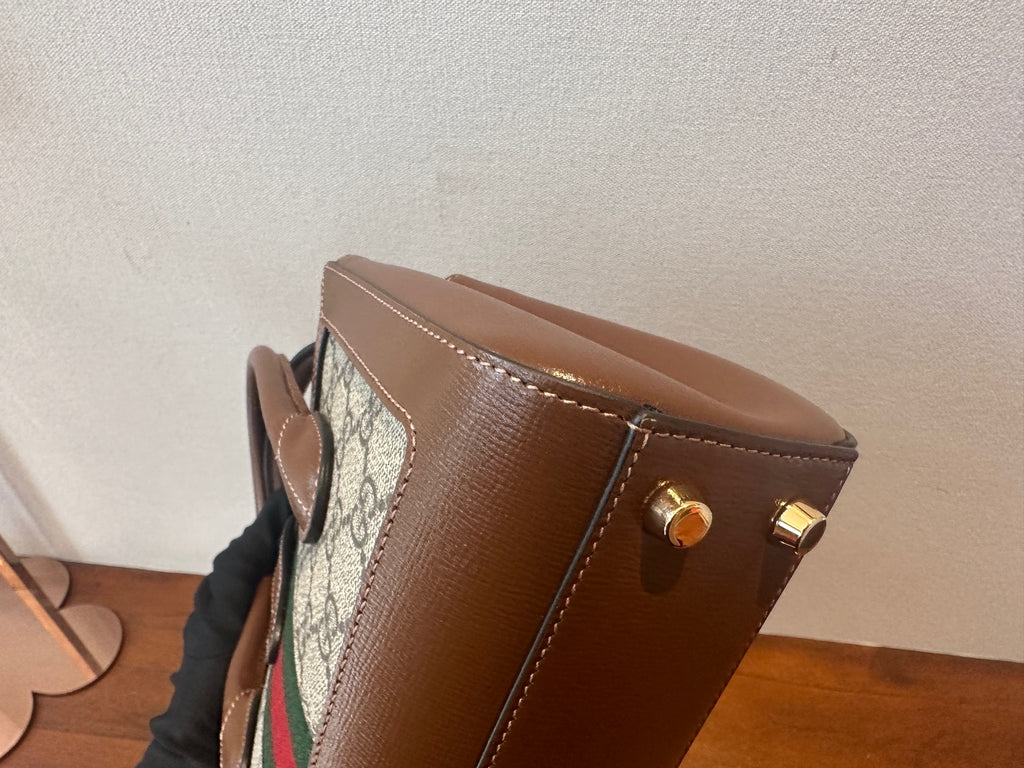 Gucci Jackie1961 Series Small Tote Bag Brown Tote 772126HUHHG8565