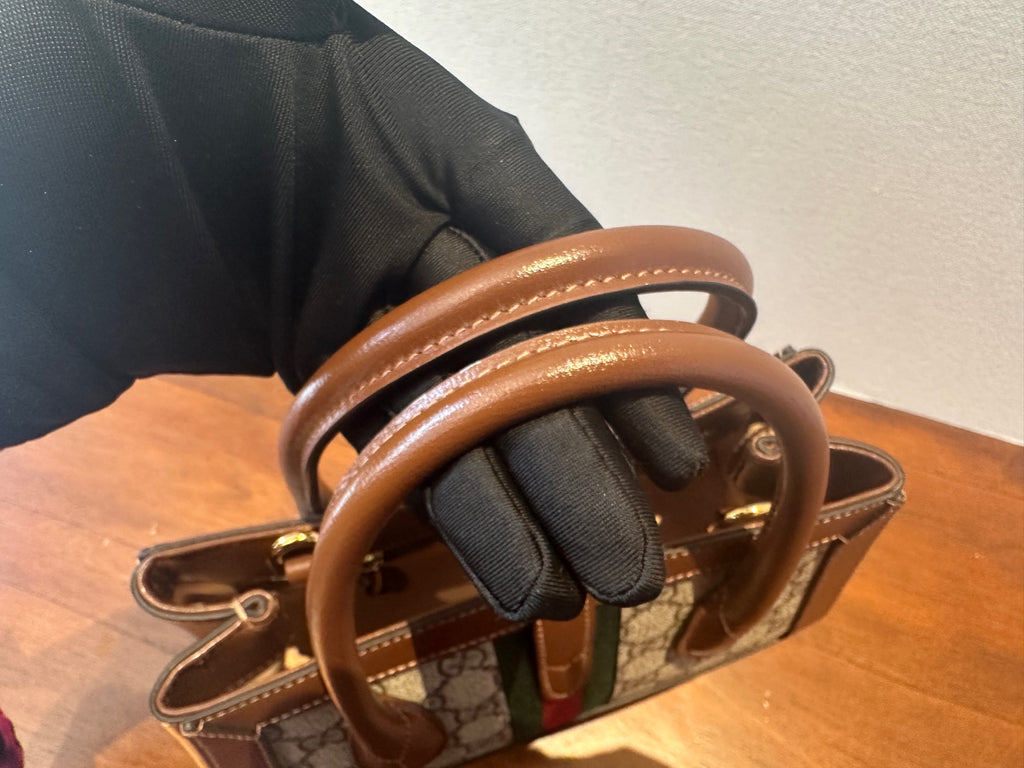 Gucci Jackie1961 Series Small Tote Bag Brown Tote 772126HUHHG8565