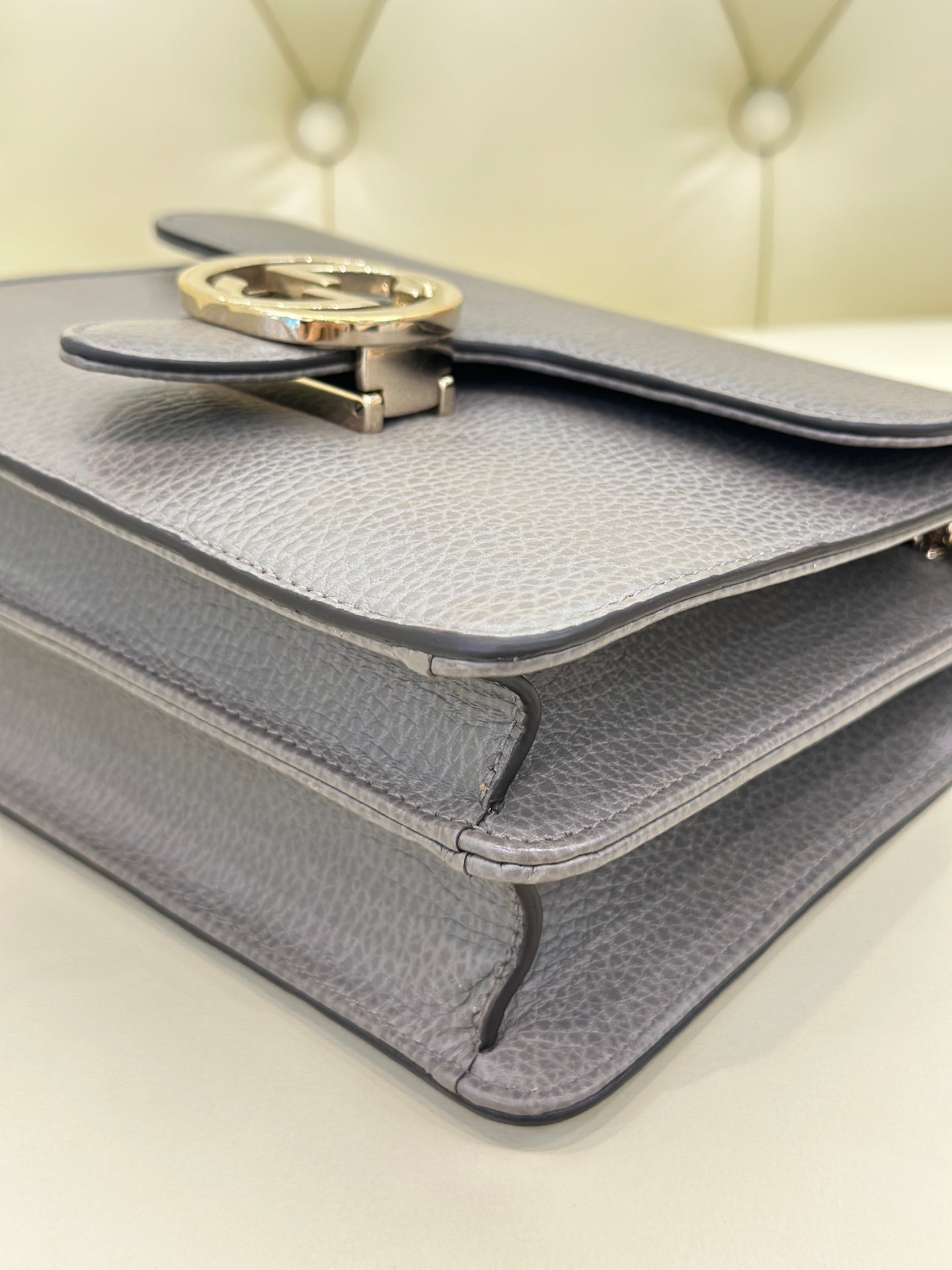 Gucci INTERLOCK Gray Length 20 x Width 6 x Height 16 cm 510304-CAO0G-1226