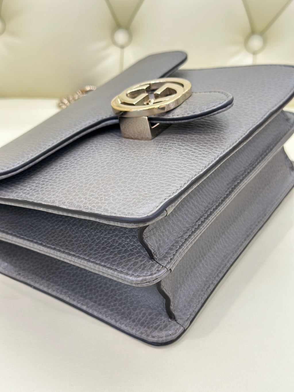 Gucci INTERLOCK Gray Length 20 x Width 6 x Height 16 cm 510304-CAO0G-1226