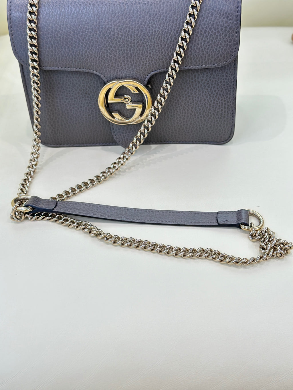 Gucci INTERLOCK Gray Length 20 x Width 6 x Height 16 cm 510304-CAO0G-1226