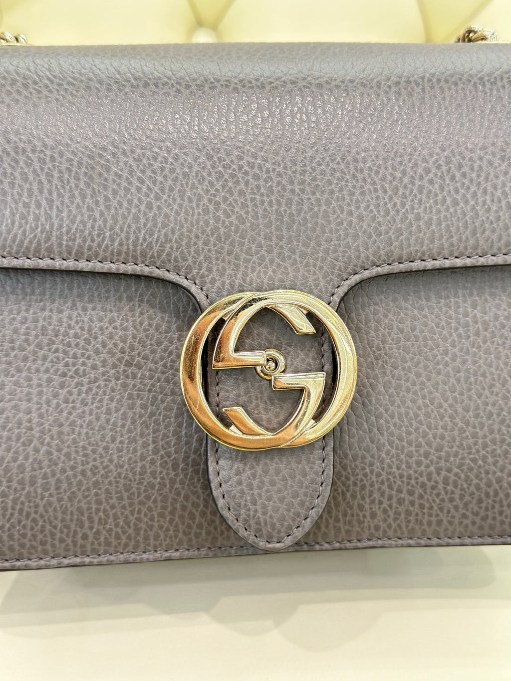 Gucci INTERLOCK Gray Length 20 x Width 6 x Height 16 cm 510304-CAO0G-1226
