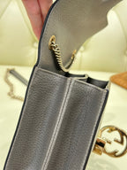 Gucci INTERLOCK Gray Length 20 x Width 6 x Height 16 cm 510304-CAO0G-1226