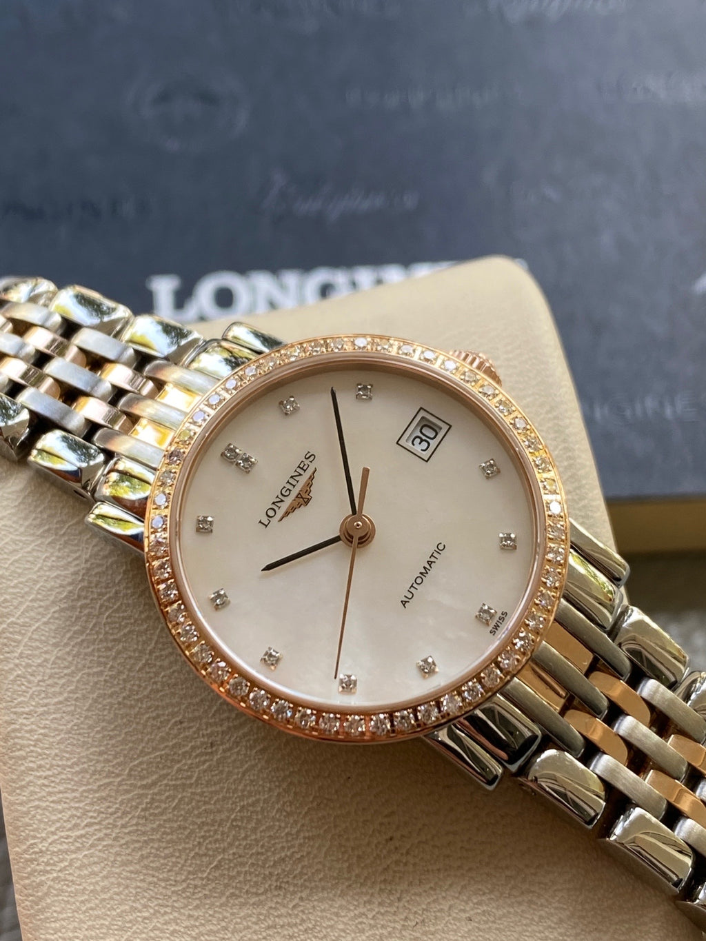 Longines Longines Master Collection Rose gold Mechanical watch 25.50mm L4.309.5.88.7
