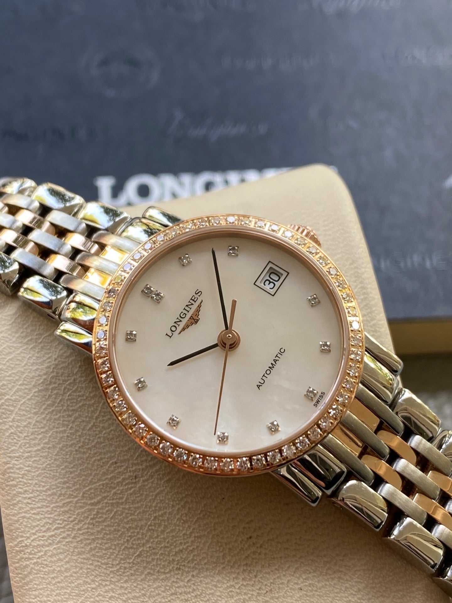 Longines Longines Master Collection Rose gold Mechanical watch 25.50mm L4.309.5.88.7