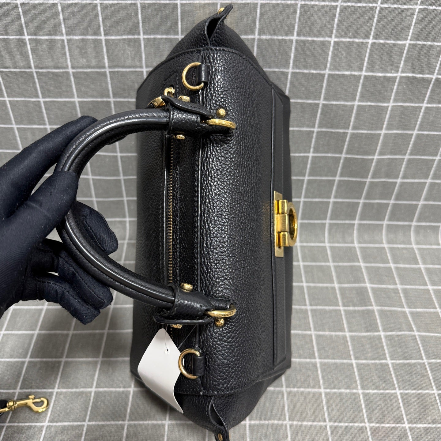Salvatore Ferragamo Black Shoulder Bag