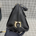 Salvatore Ferragamo Black Shoulder Bag