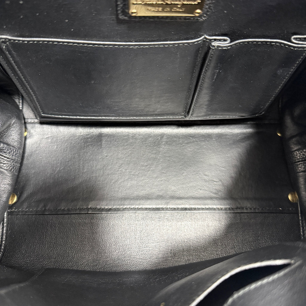 Salvatore Ferragamo Black Shoulder Bag