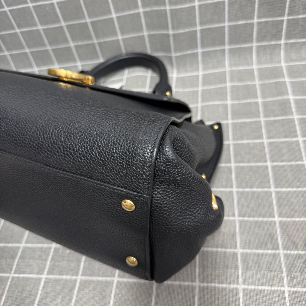 Salvatore Ferragamo Black Shoulder Bag