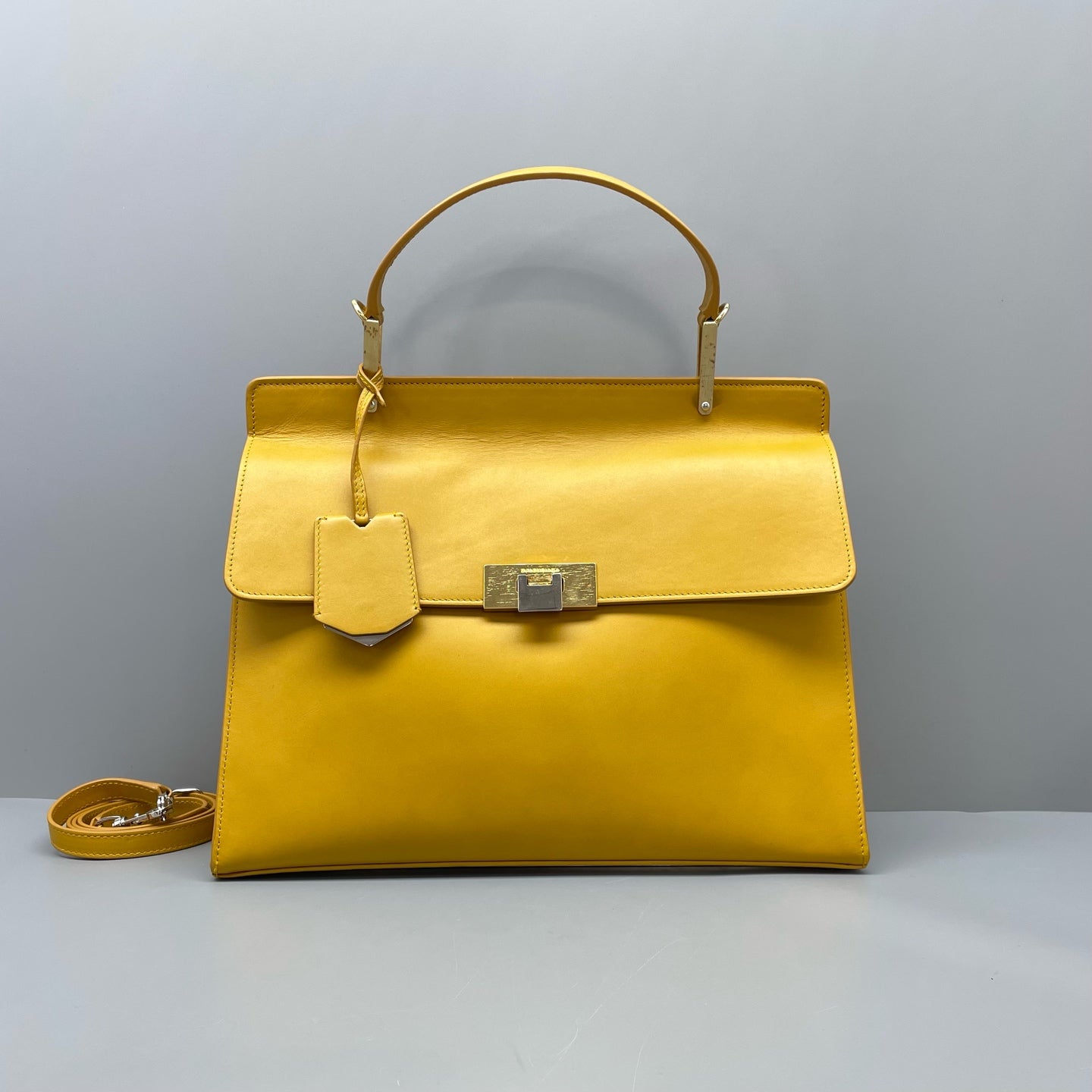 Balenciaga Yellow Satchel