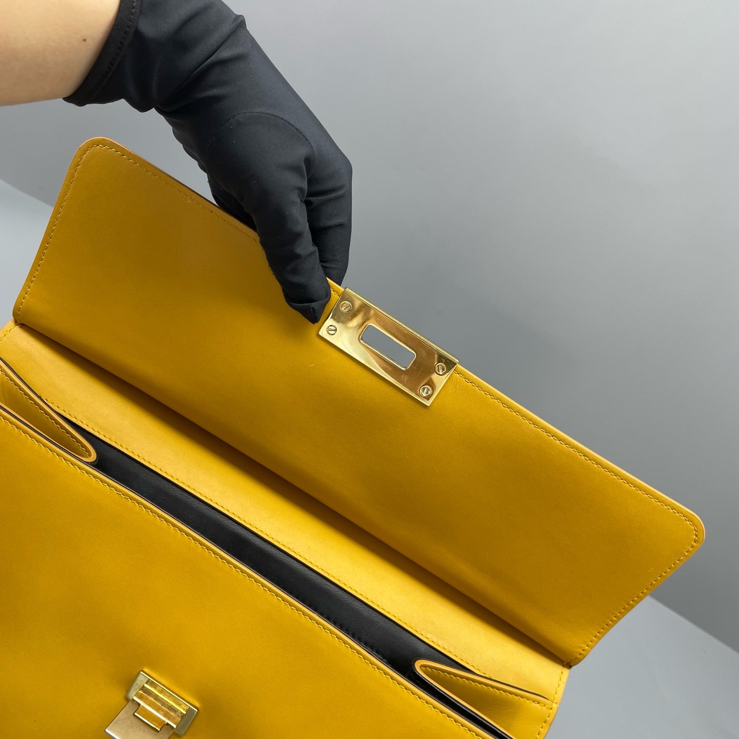 Balenciaga Yellow Satchel