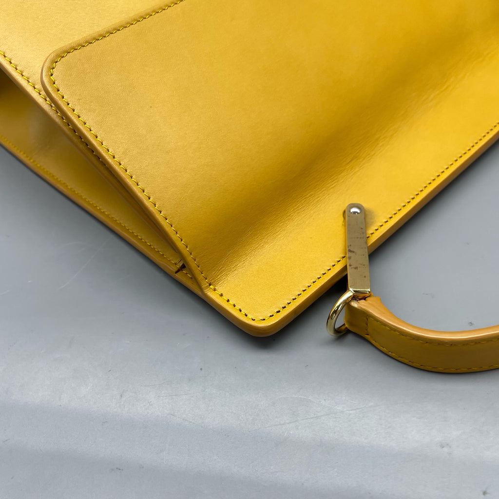 Balenciaga Yellow Satchel