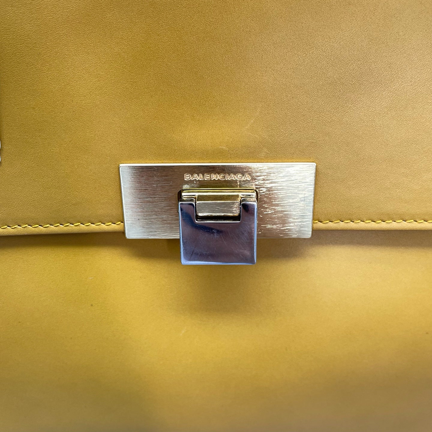 Balenciaga Yellow Satchel