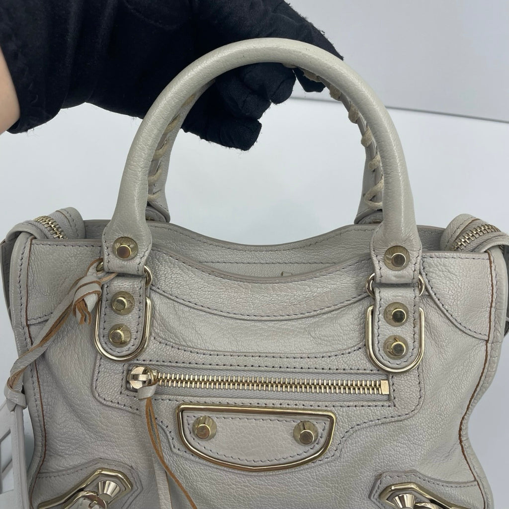 Balenciaga Gray Satchel