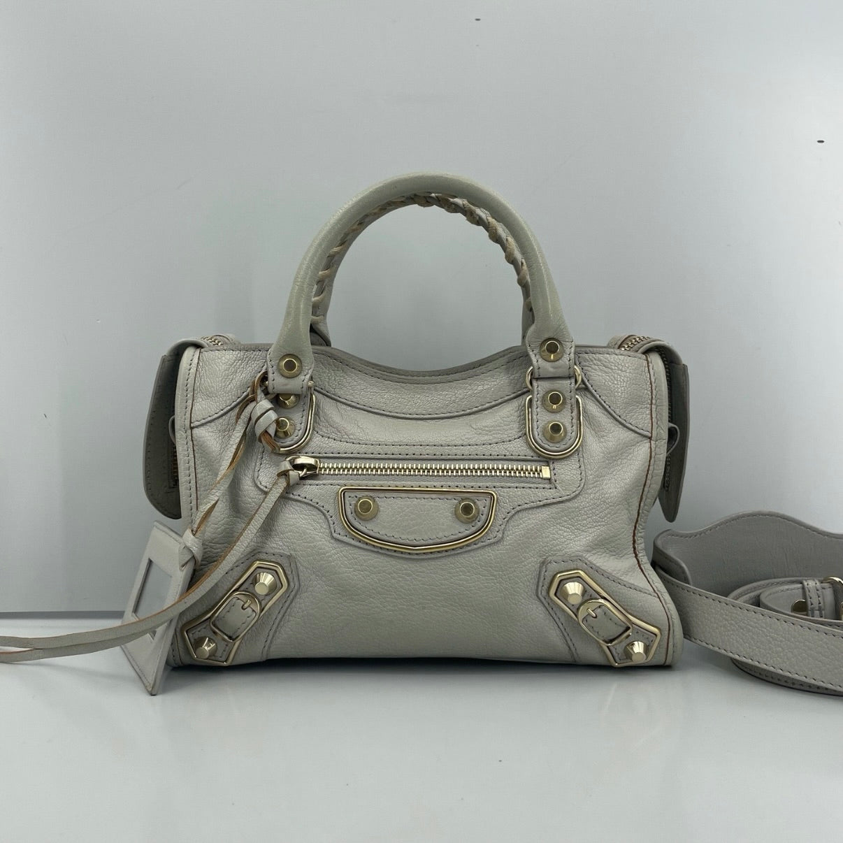 Balenciaga Gray Satchel