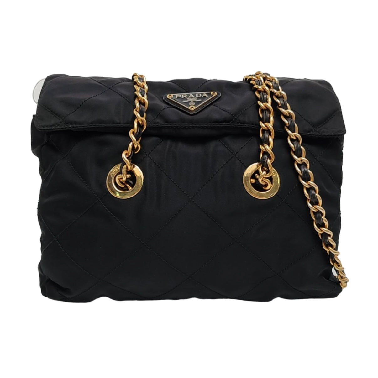 Prada Cordura Black Shoulder Bag