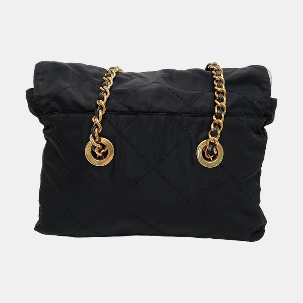 Prada Cordura Black Shoulder Bag