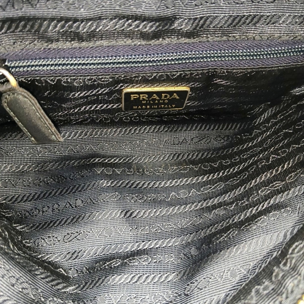 Prada Cordura Black Shoulder Bag