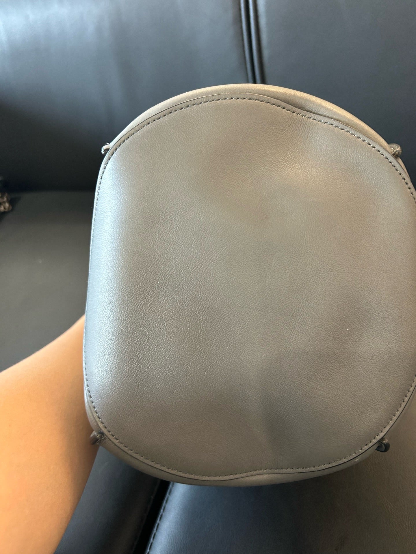 Celine Gray Bucket & Drawstring Bag