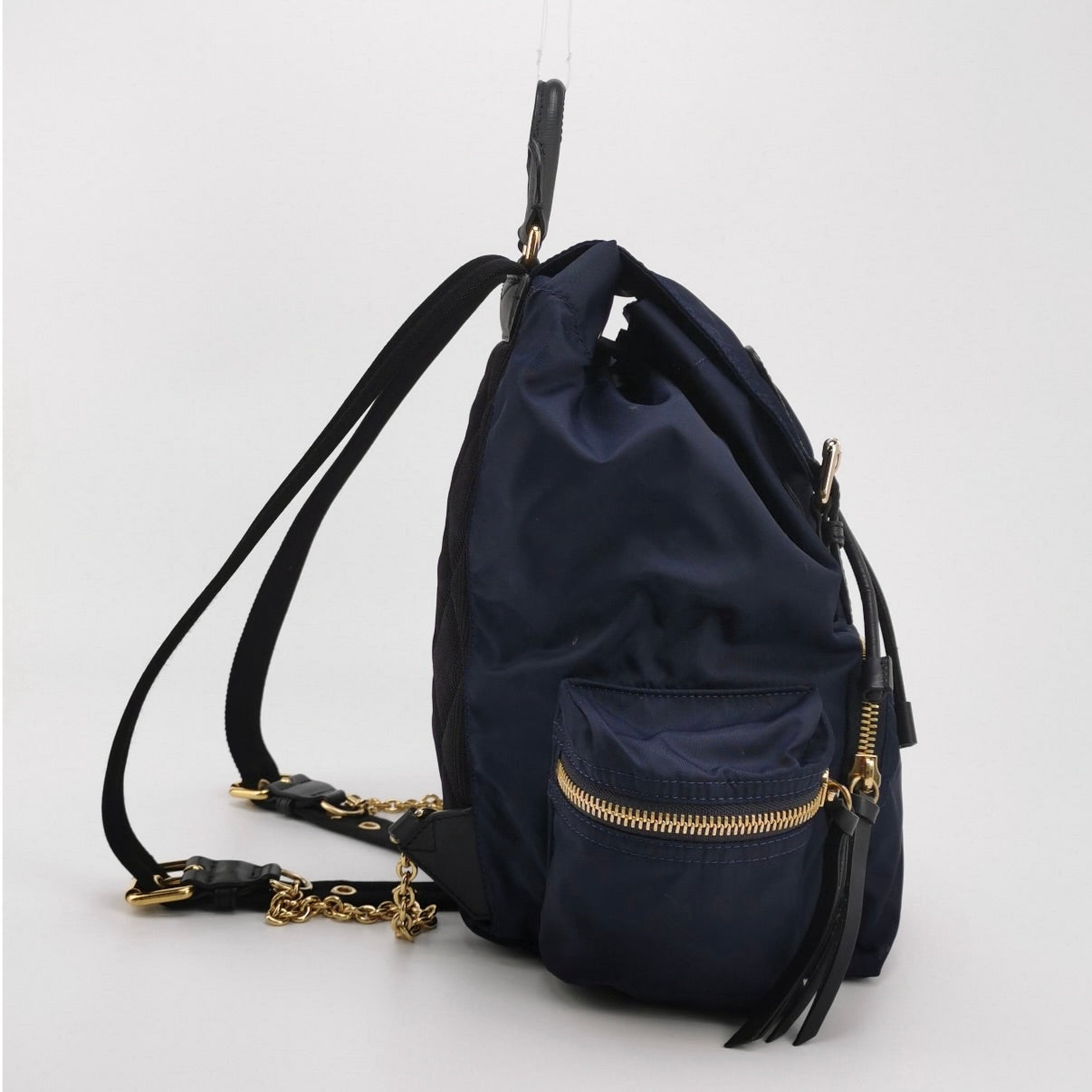 Burberry Cordura Blue Backpack