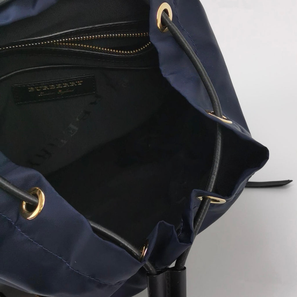 Burberry Cordura Blue Backpack