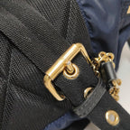 Burberry Cordura Blue Backpack