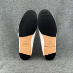 Hermes Metal White Loafers