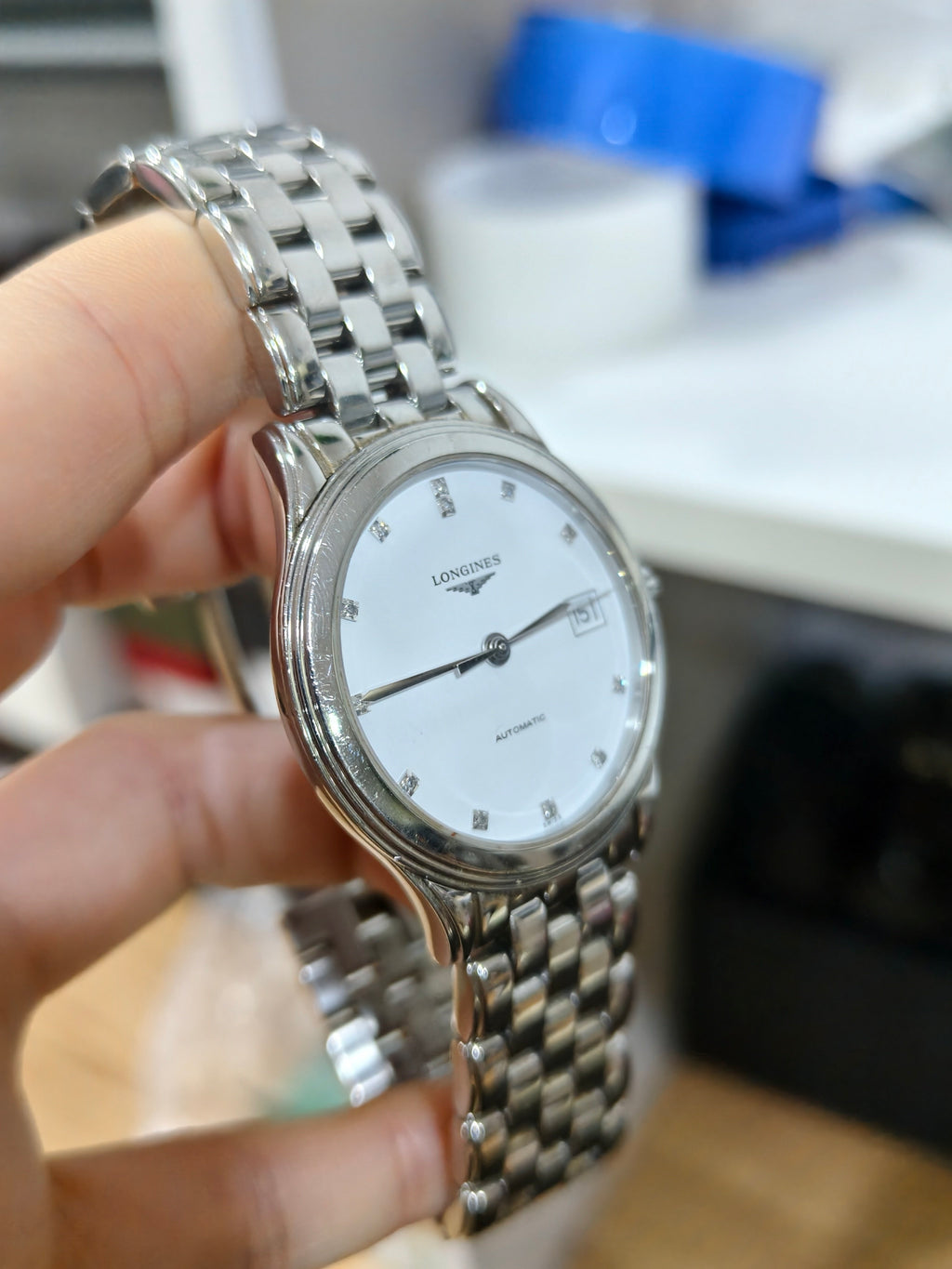 Longines Classic Automatic (self-winding) watch 35.6 millimeters L4.774.4.27.6