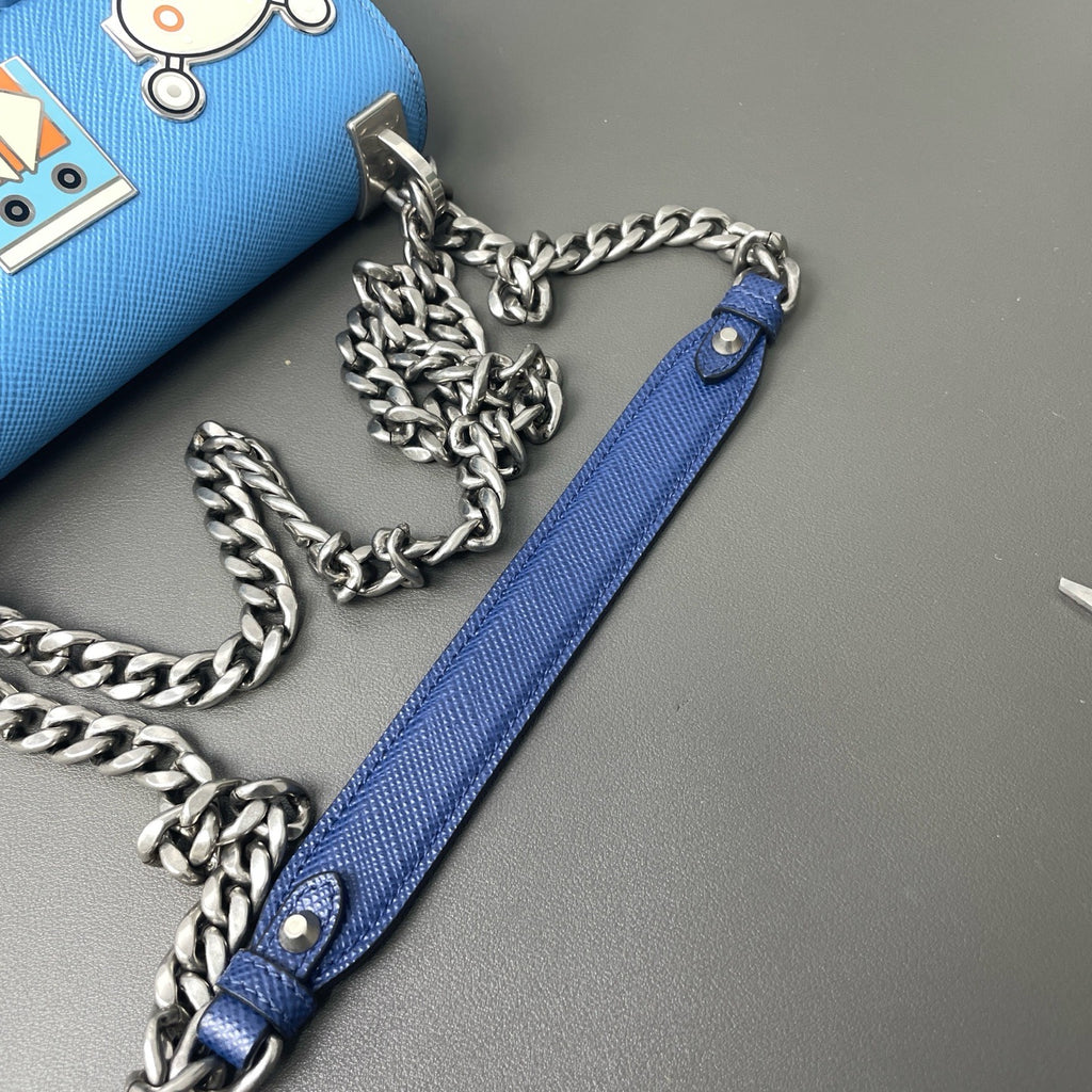 Prada Blue Shoulder Bag