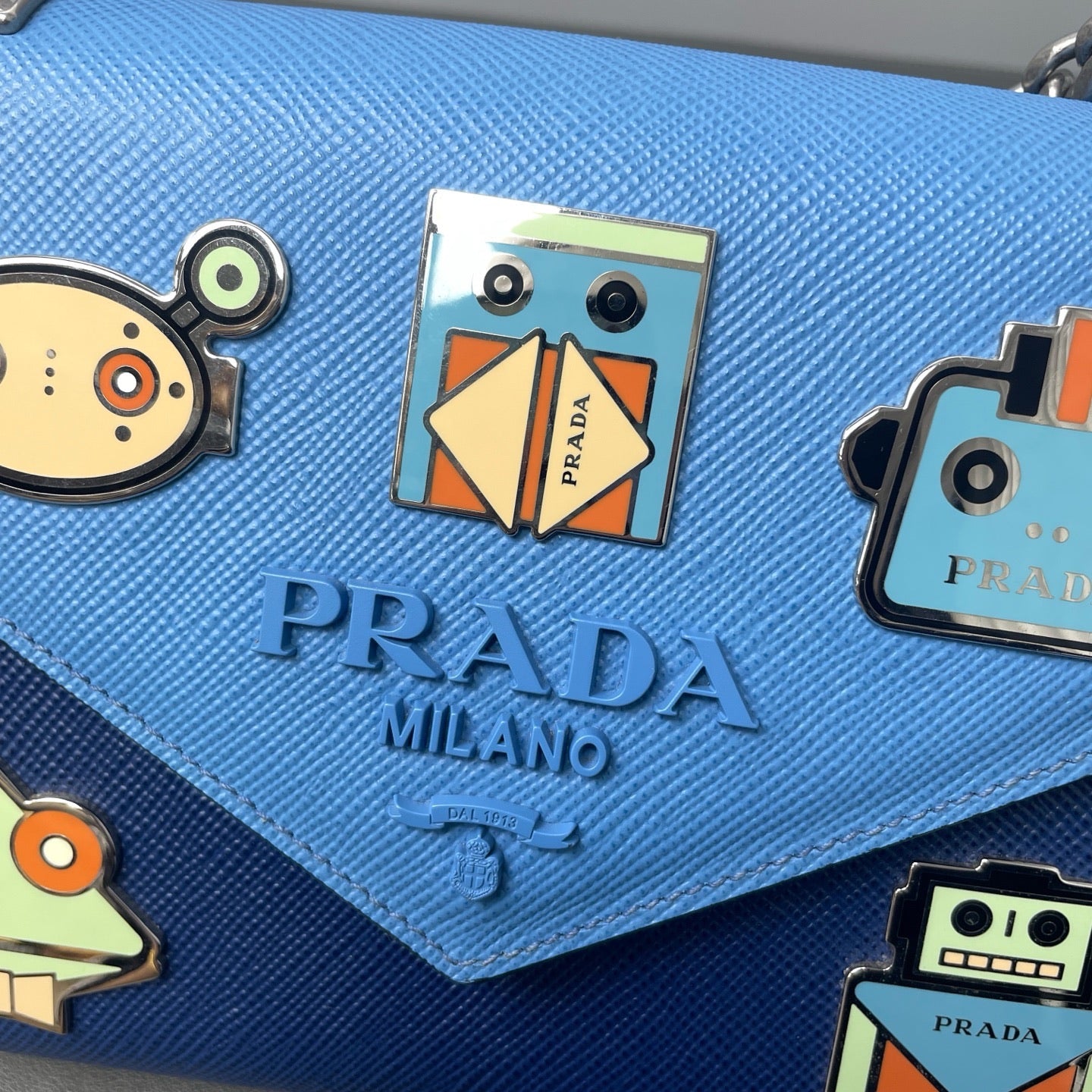 Prada Blue Shoulder Bag