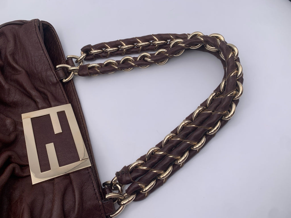 Fendi Brown Satchel