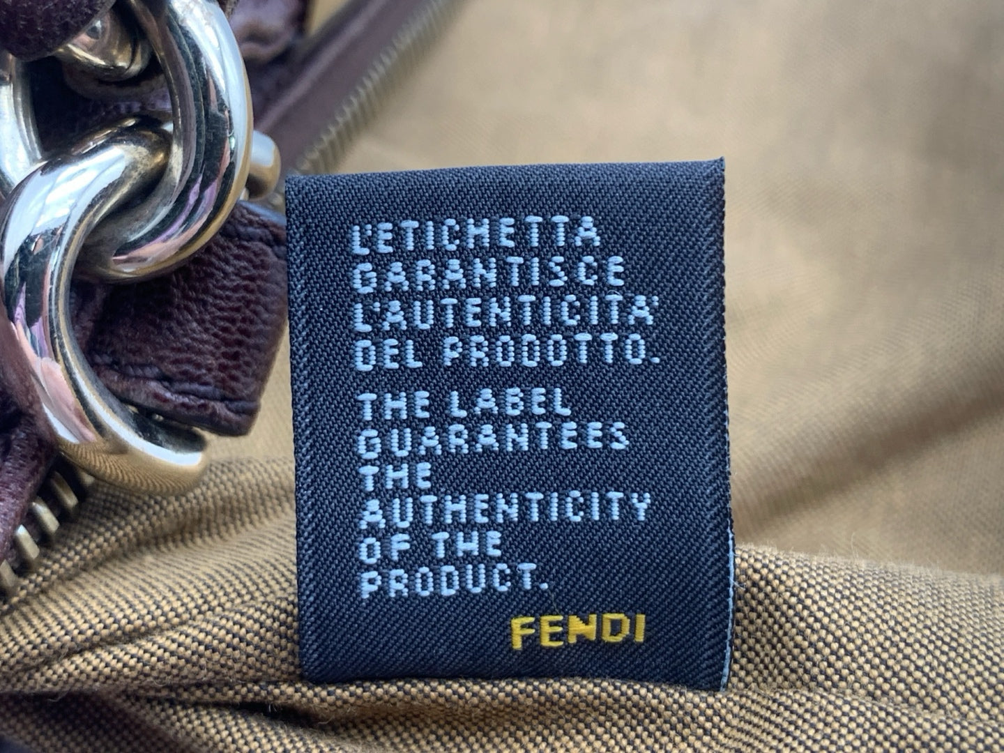 Fendi Brown Satchel