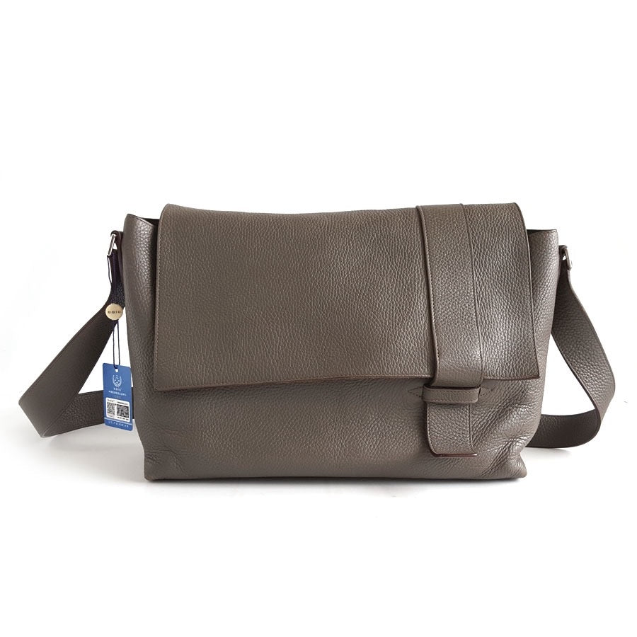 Hermes Gray Messenger Bag
