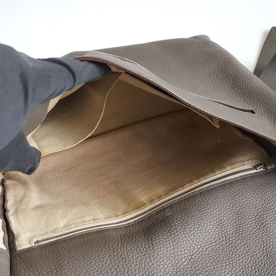 Hermes Gray Messenger Bag