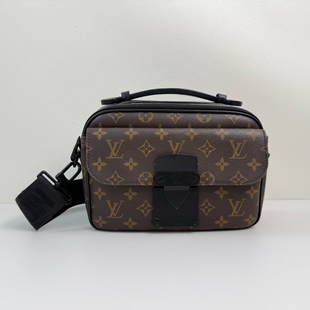 Louis Vuitton S Lock Canvas Brown Crossbody