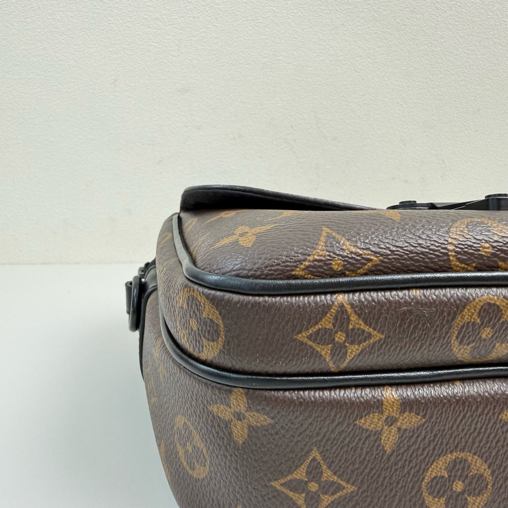 Louis Vuitton S Lock Canvas Brown Crossbody