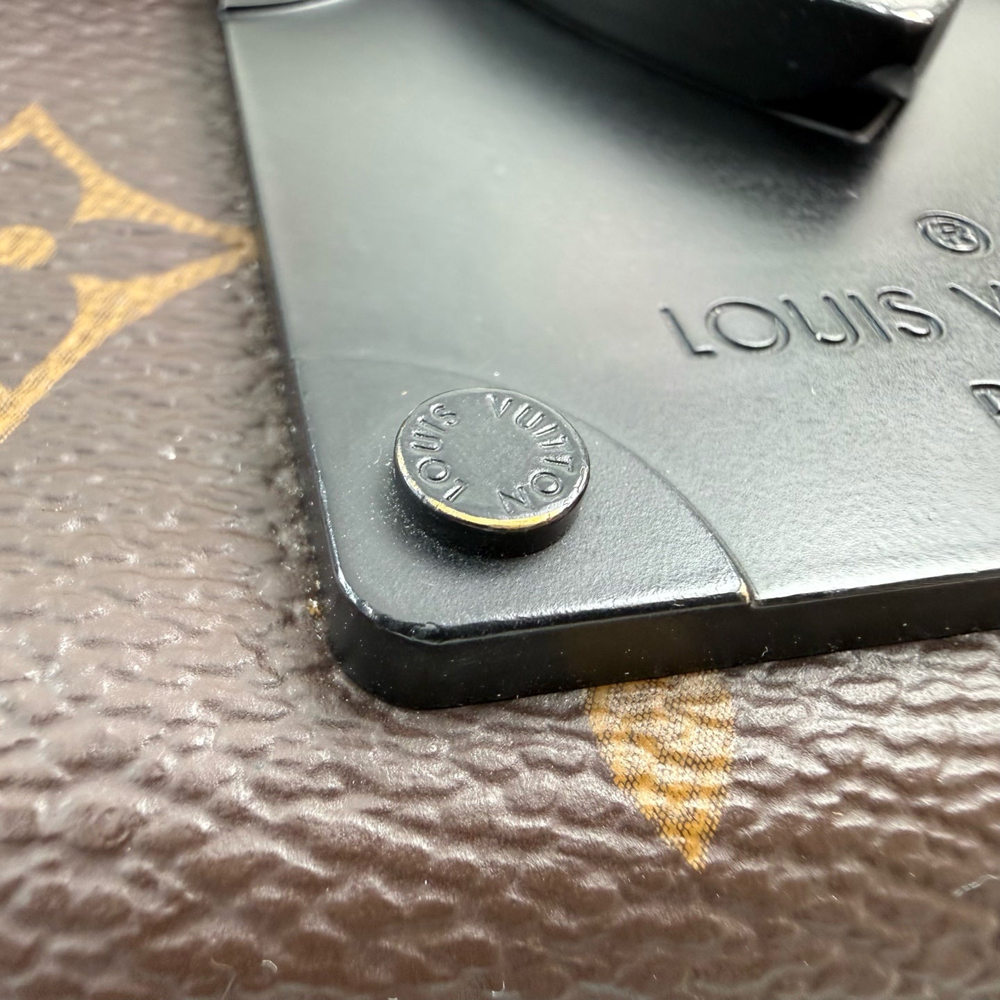 Louis Vuitton S Lock Canvas Brown Crossbody