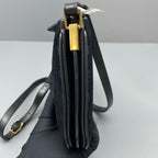 Saint laurent Velvet Black Shoulder Bag