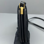 Saint laurent Velvet Black Shoulder Bag