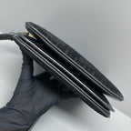 Saint laurent Velvet Black Shoulder Bag
