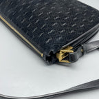 Saint laurent Velvet Black Shoulder Bag