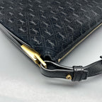 Saint laurent Velvet Black Shoulder Bag