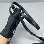 Saint laurent Velvet Black Shoulder Bag