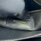 Saint laurent Velvet Black Shoulder Bag